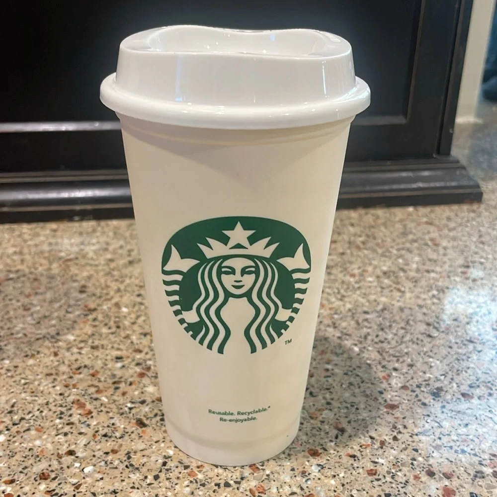 Starbucks Coffee Cups Lid Set Reusable Recyclable Collection Daily Use Beverages